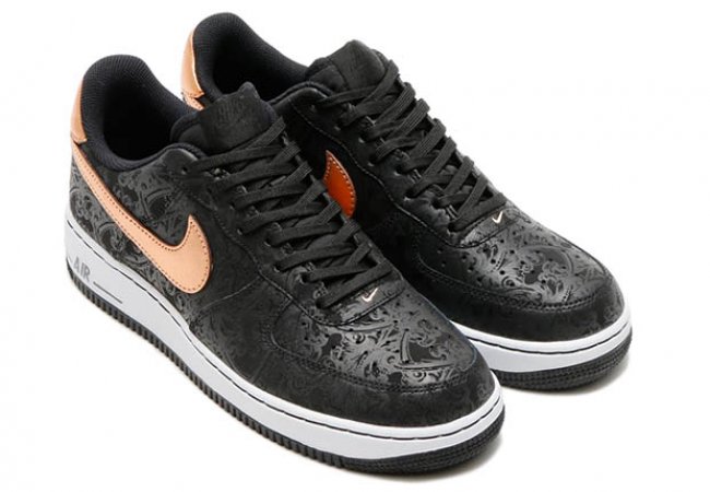 Nike,Air,Force,1,Low,黑色巴洛  Nike Air Force 1 Low 黑金巴洛克新色发售