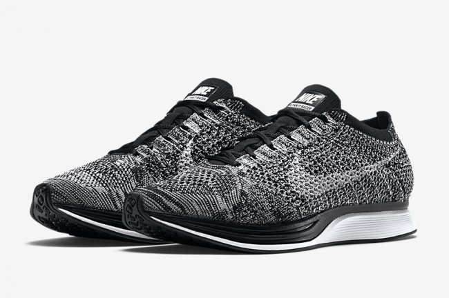 Nike,Flyknit,Racer,奥利奥,正式  Nike Flyknit Racer “Oreo” 奥利奥黑白配色发售