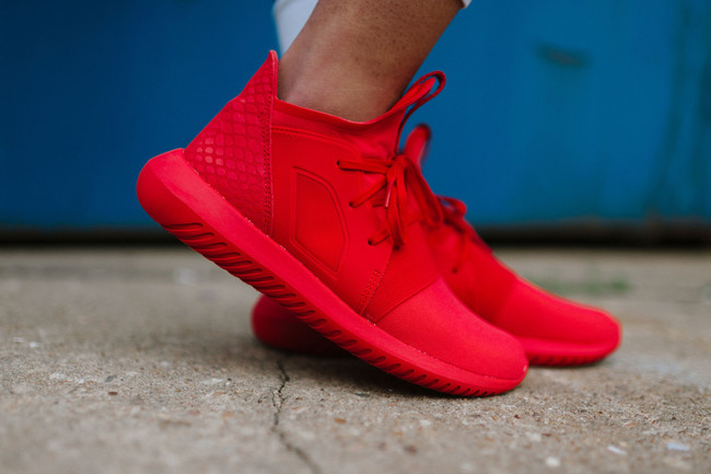 Tubular Defiant,Tubular,adidas  adidas Tubular Defiant 全红上脚