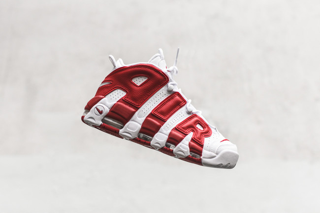 414962-100,Air Uptempo,Nike 414962-100Uptempo 霸气的活力新色！Air Uptempo “Gym Red” 美图欣赏