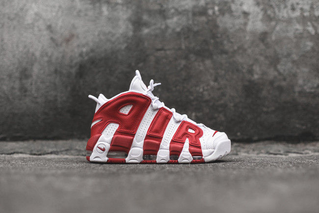 414962-100,Air Uptempo,Nike 414962-100Uptempo 霸气的活力新色！Air Uptempo “Gym Red” 美图欣赏