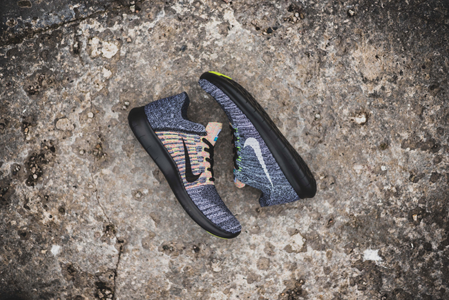 Nike,Free,Flyknit,“,Black,Hype 831069-004 Nike Free RN Flyknit “Black Hyper Punch” 实物图赏