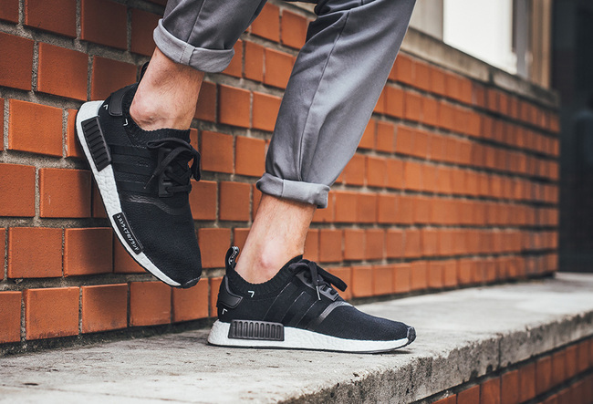 S81847,NMD,adidas S81847 adidas NMD R1 Primeknit “Black Japan” 上脚欣赏