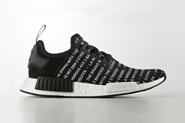 NMD,adidas  adidas NMD Print “Brand With the 3 Stripes” 黑白双色近赏