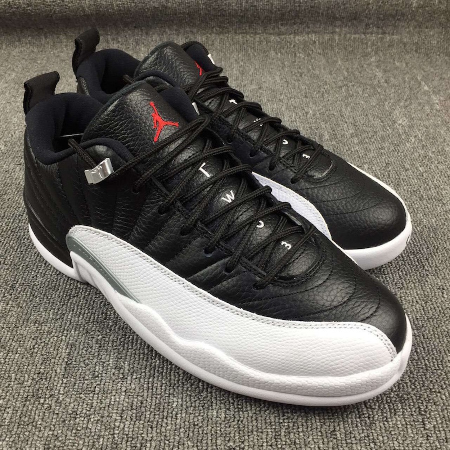 AJ12,Air Jordan 12 AJ12 季后赛配色 Air Jordan 12 Low “Playoff” 清晰实物亮相